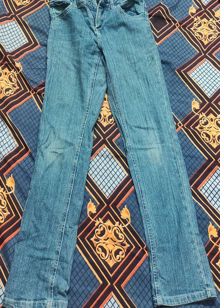 Girls Denim With Good Conditions