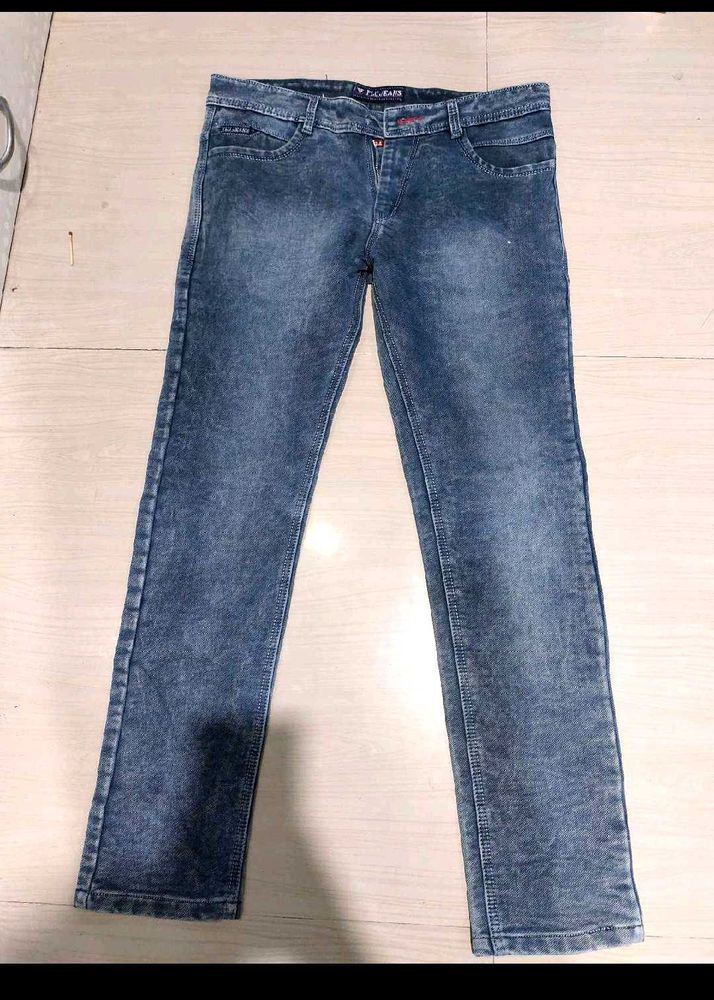 Stylish Blue Wash Denim Jeans