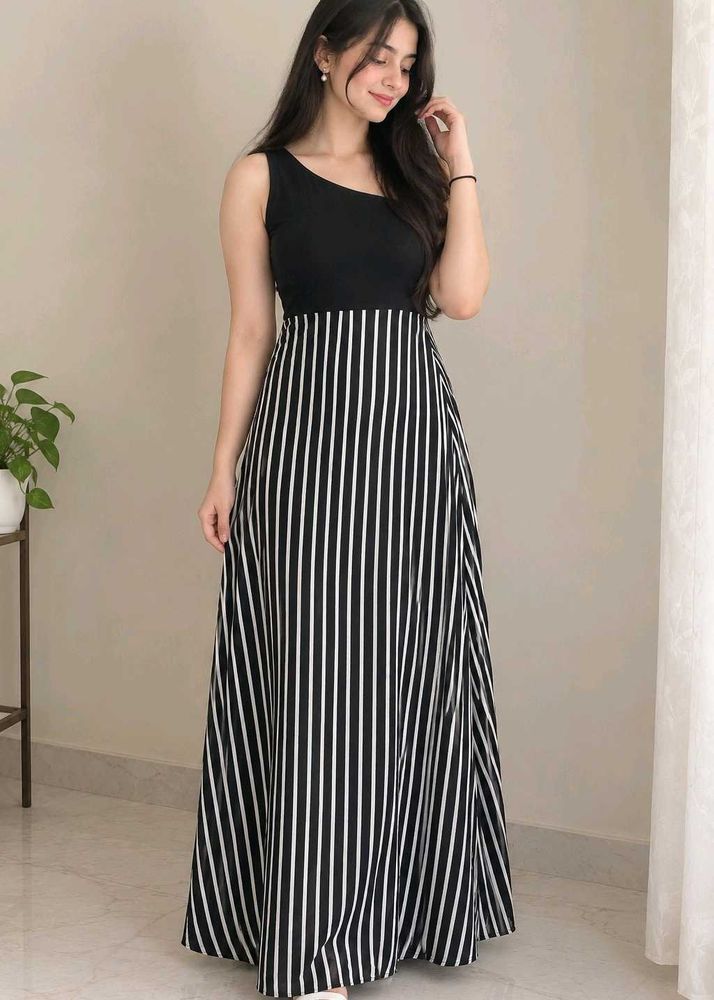 Striped Maxi Dress