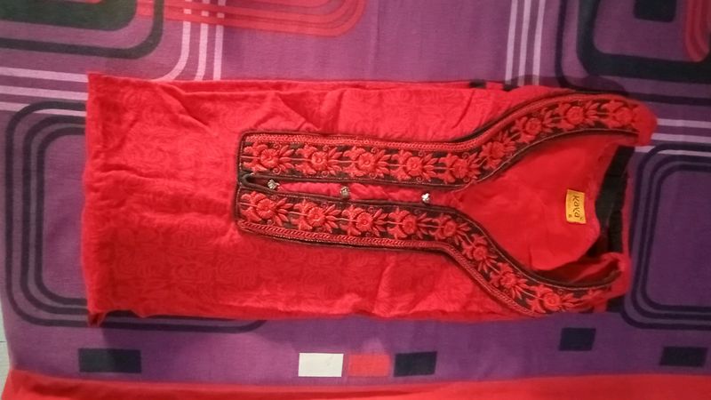 Kurti With Embroidery