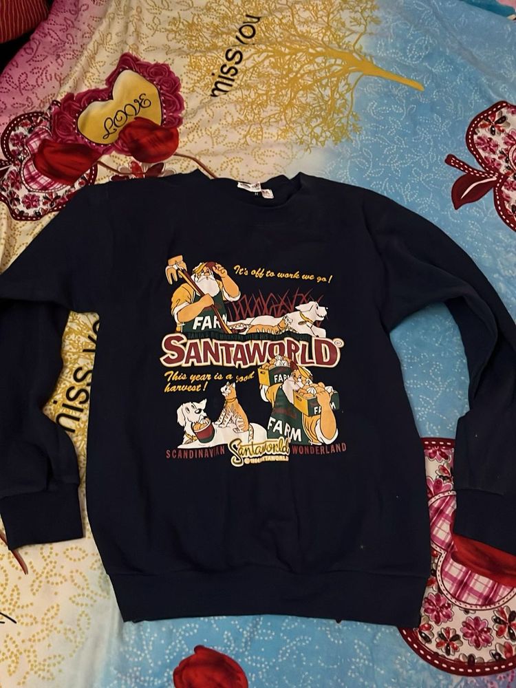 💙🦋Vintage Farm SantaWorld Graphic Sweatshirt🦋💙