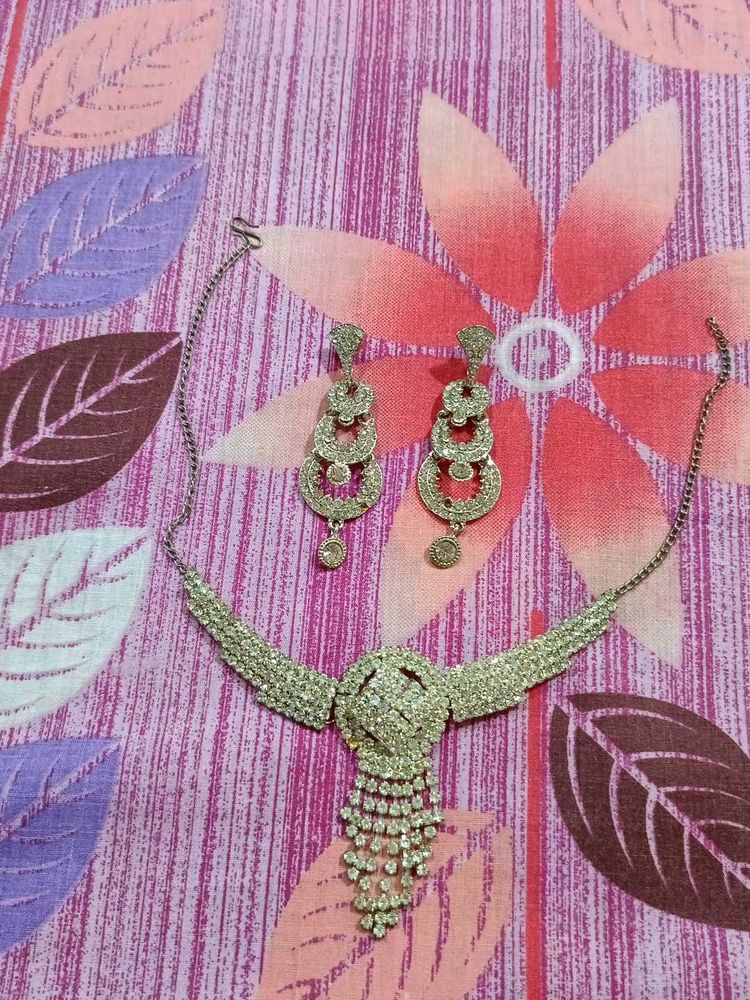 Sparkling Rhinestone Jewelry Set