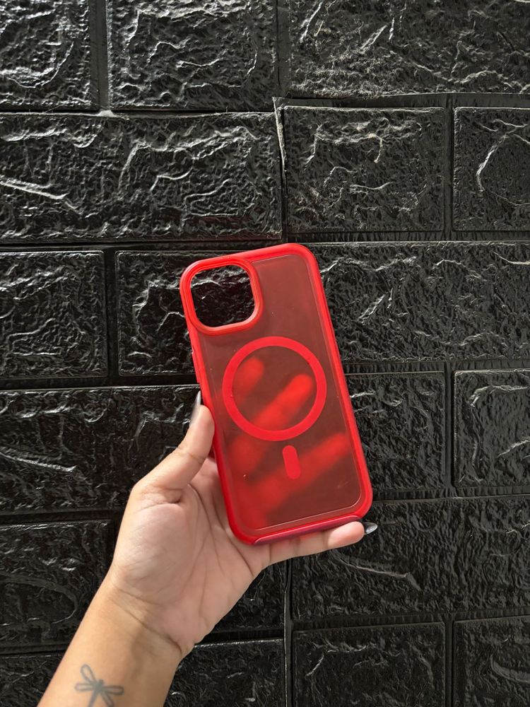 Red Transparent Phone Case