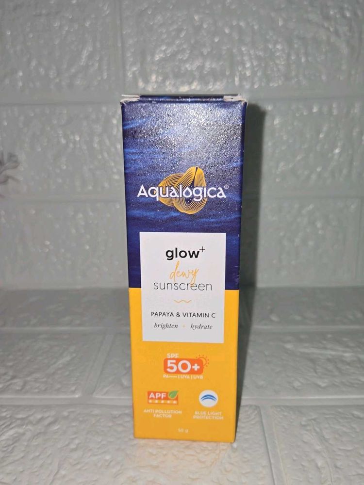 Aqualogica Glow+ Dewy Sunscreen SPF 50+