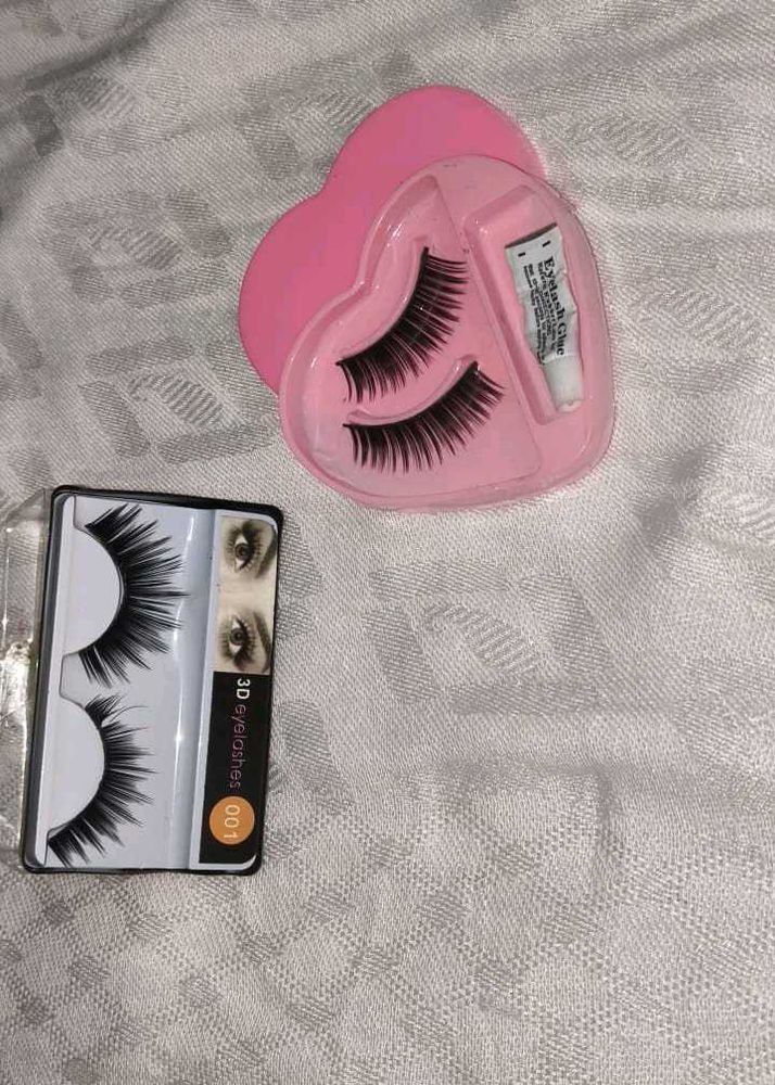 Reusable False Eyelashes Set Pack Of 2