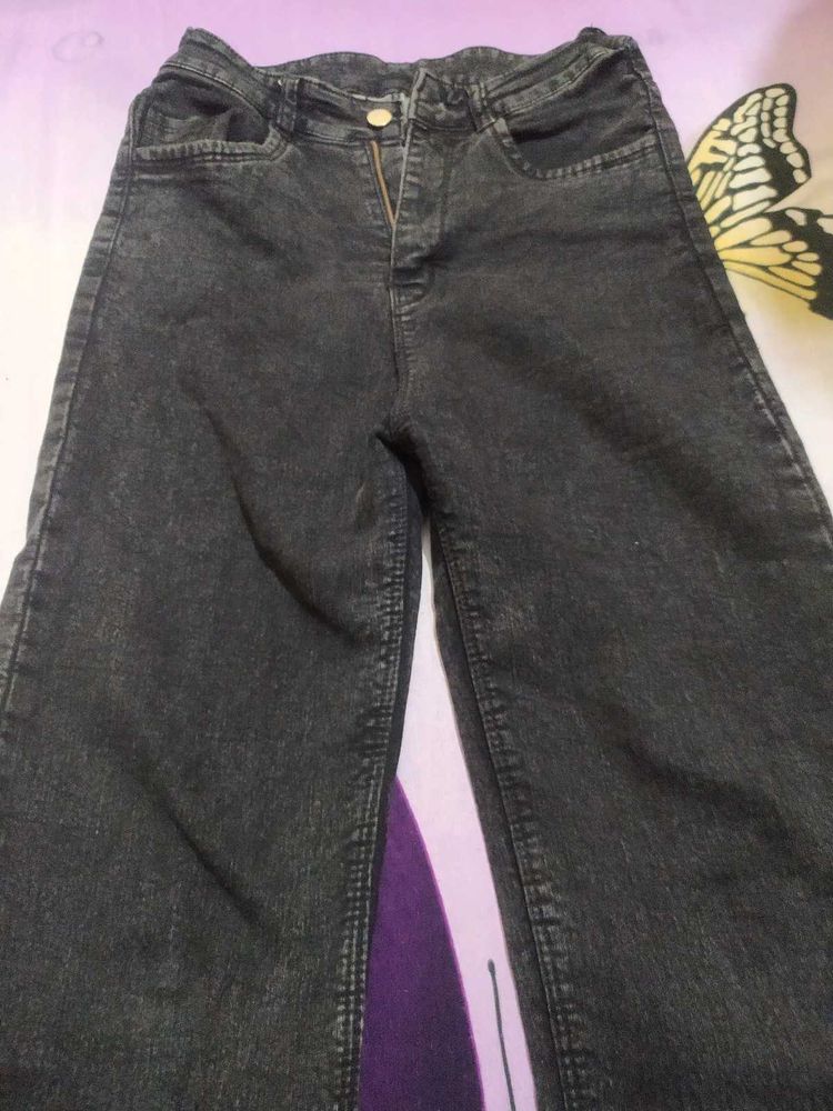 Black Wide Leg Jeans