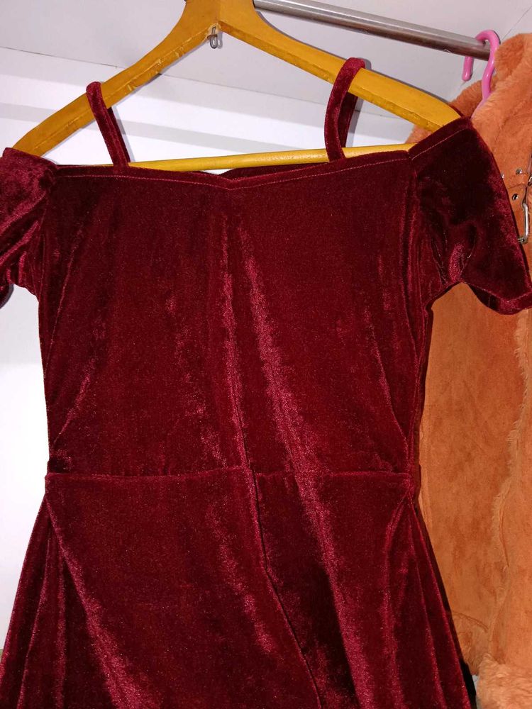 Elegant Velvet Dress