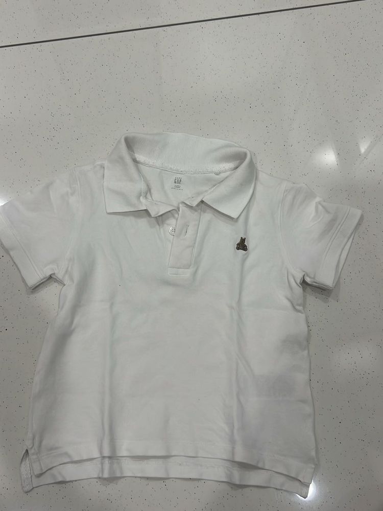 GAP Kids White Polo Shirt