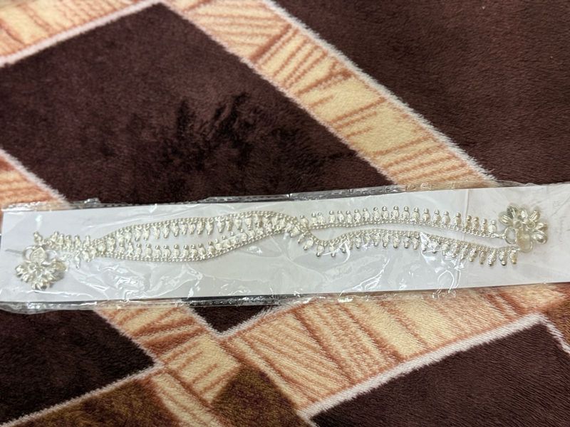 Silver Tone Anklet