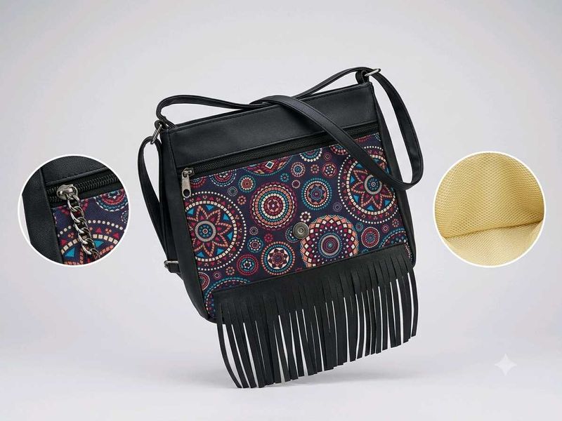 Boho Fringe Crossbody Bag