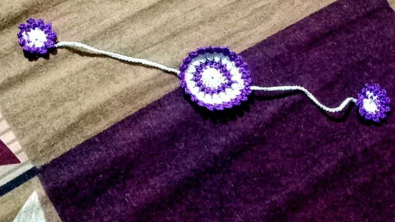 Handmade Crochet Rakhi Set