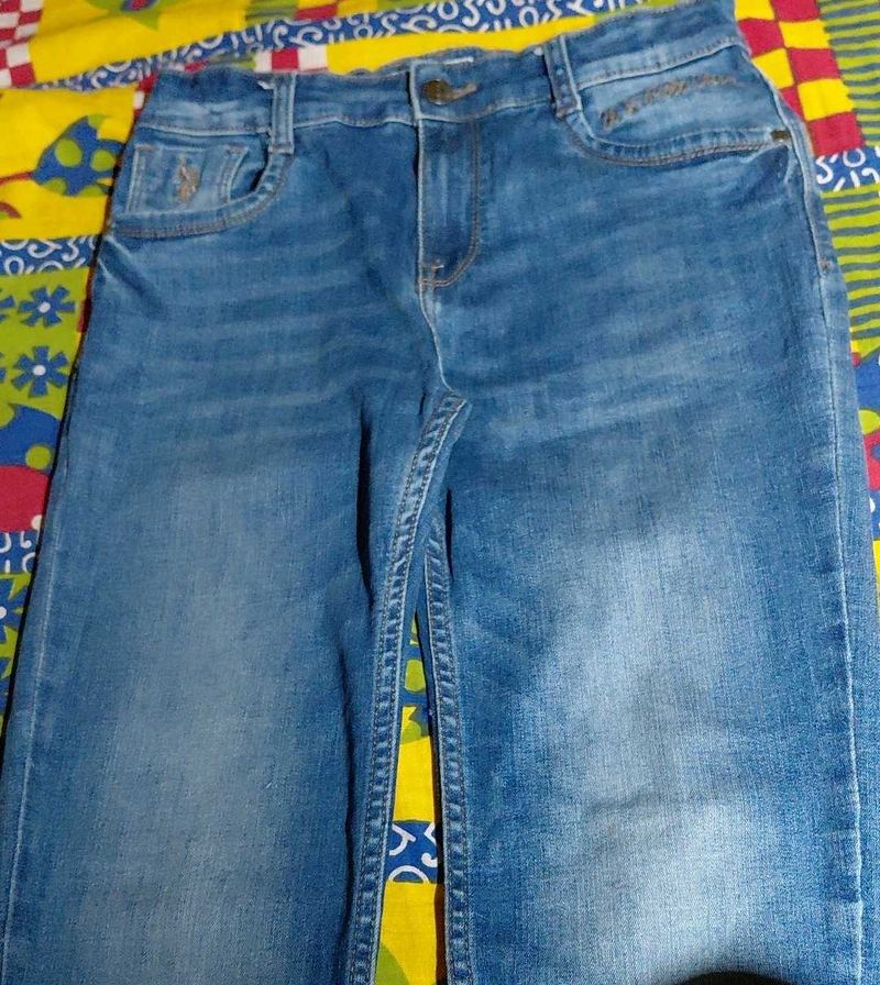 Classic Blue Denim Jeans 2 time wear