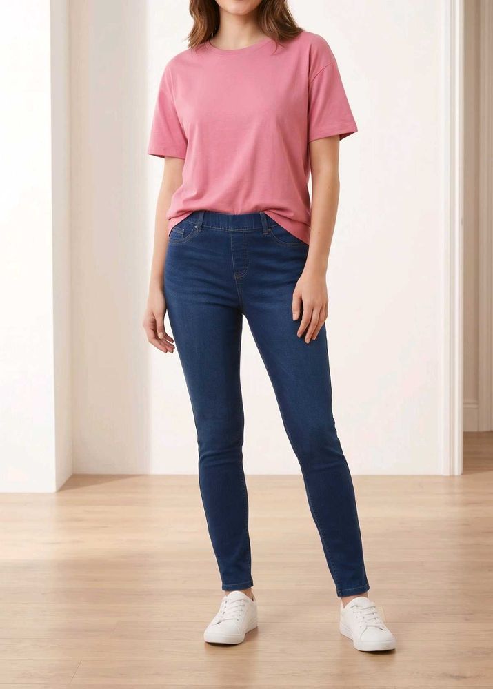 Dark Blue Jeggings 👖- Straight Fit