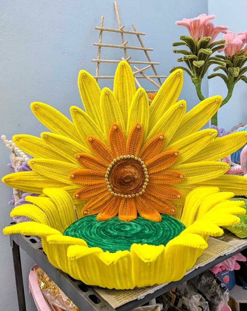 Handmade Sunflower Aasan