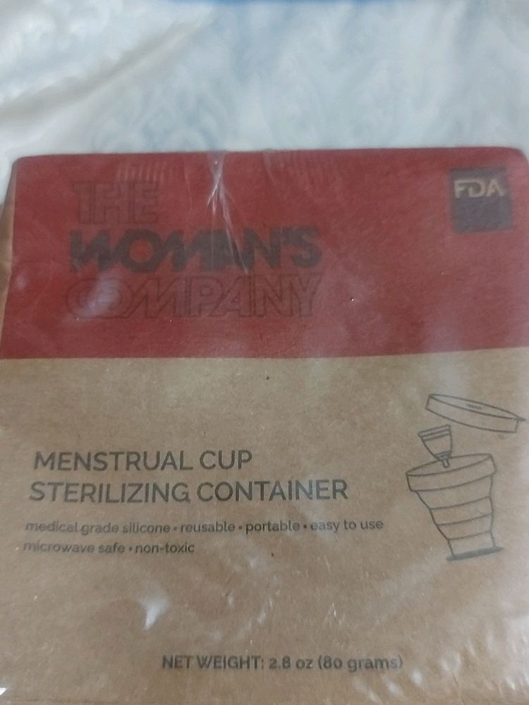 Menstrual Cup Sterilizing Container