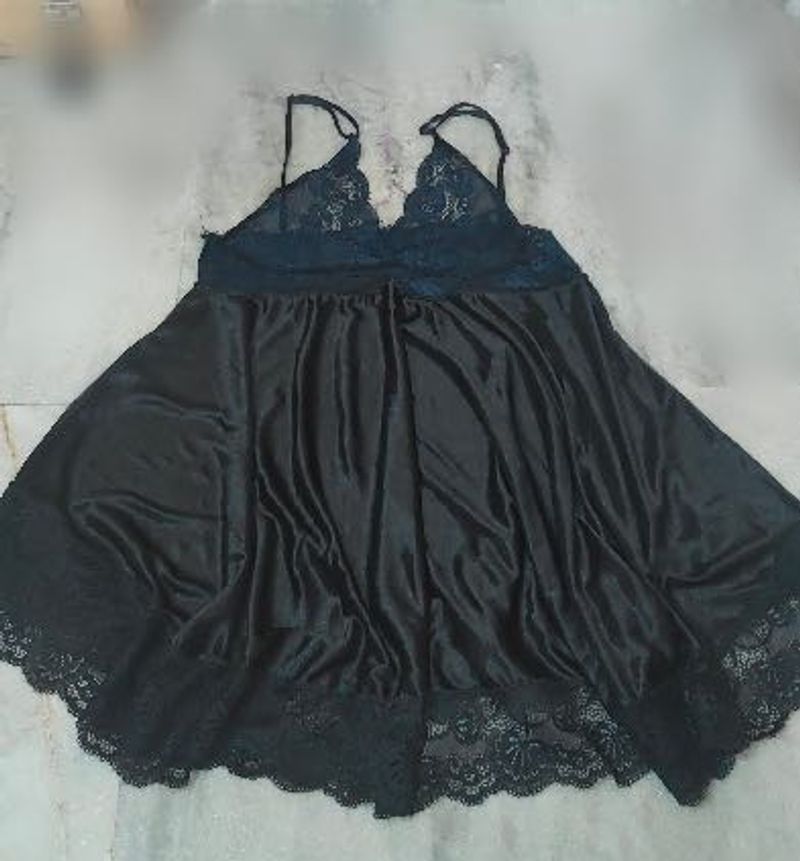 Black Lace Babydoll Nightwear