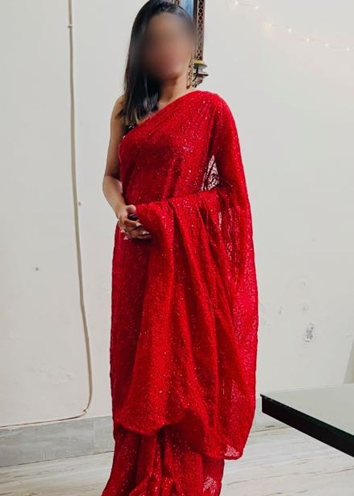 Red Saree