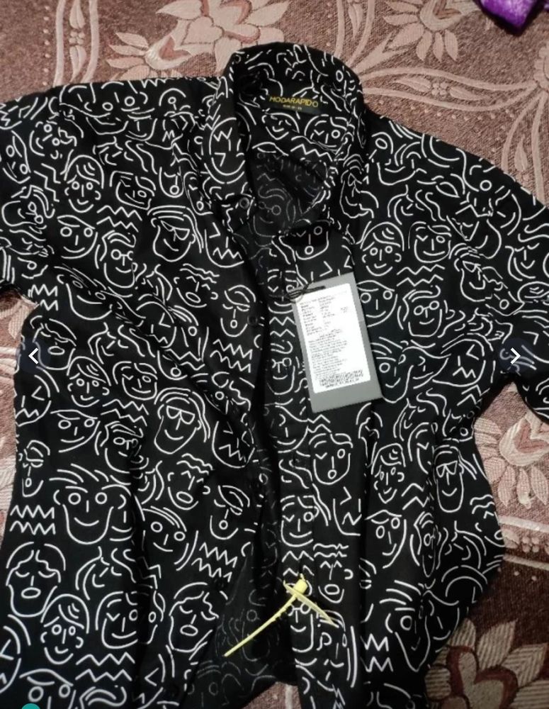 L Size Moda Rapido Brand Shirt For Men