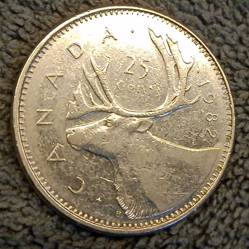 1982 Canadian Quarter Dollar