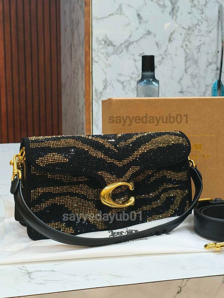 Coach Tabby Rhinestone Zebra LIMITED