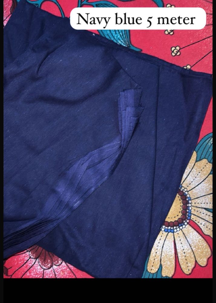 Navy Blue 5 Meter Fabric
