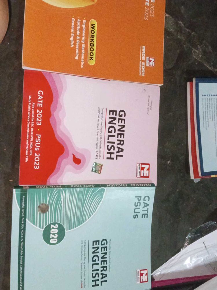 GATE 2023 &amp; 2020 General English Books and workboo