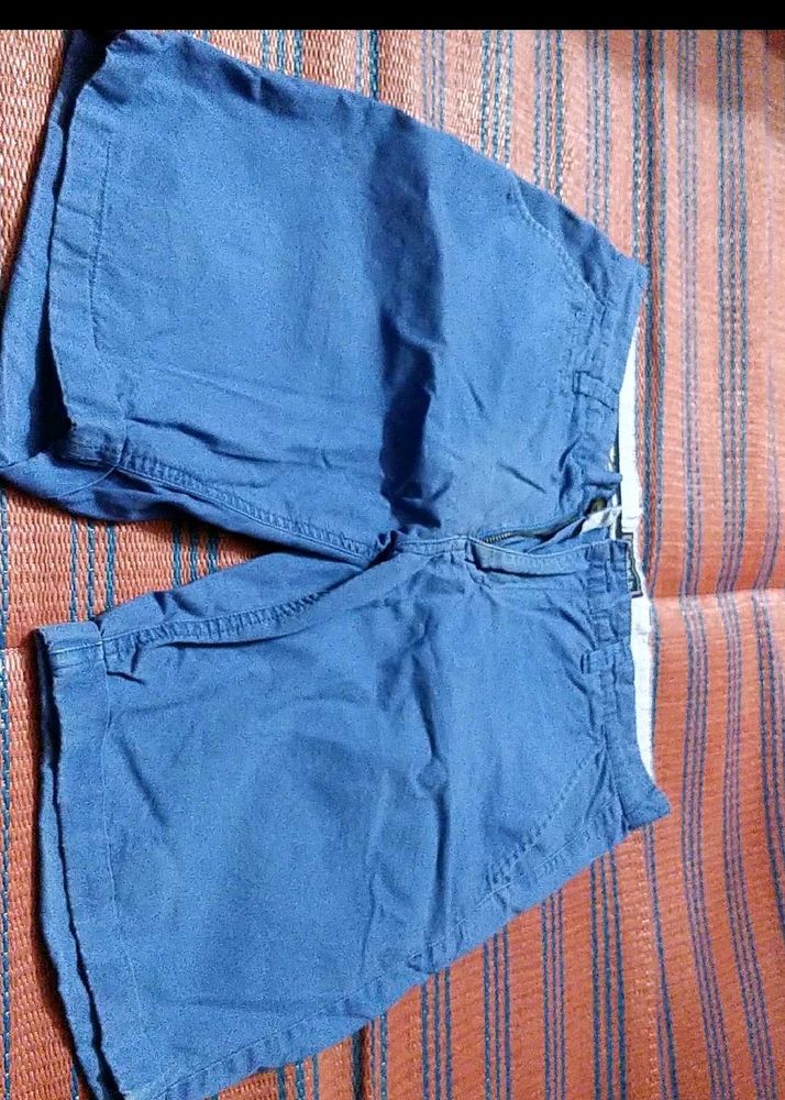 Blue Chino Shorts