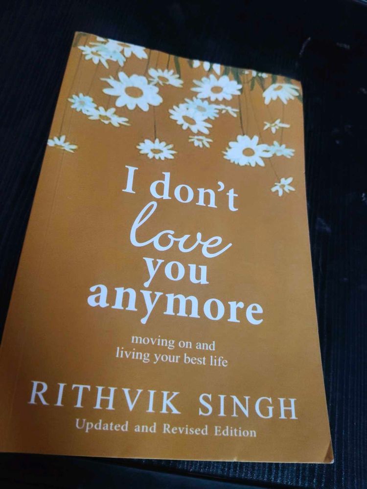 I Don't Love You Anymore Book
