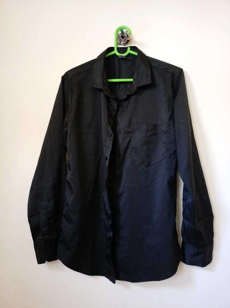 Classic Black Men's Shirt