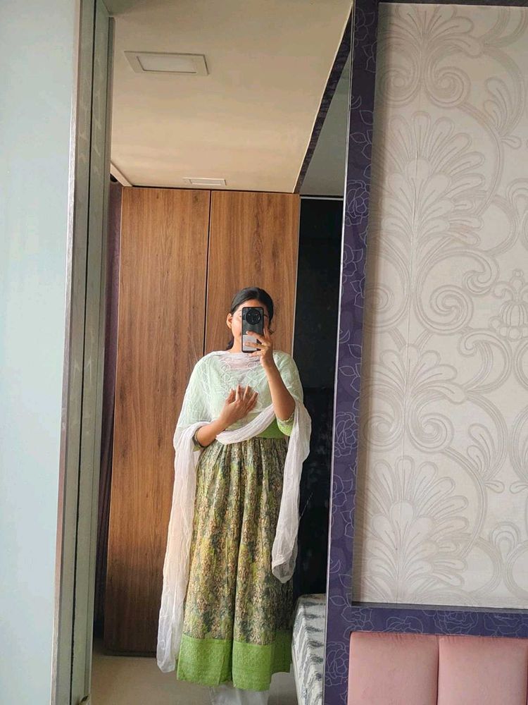 New Chikankari Anarkali