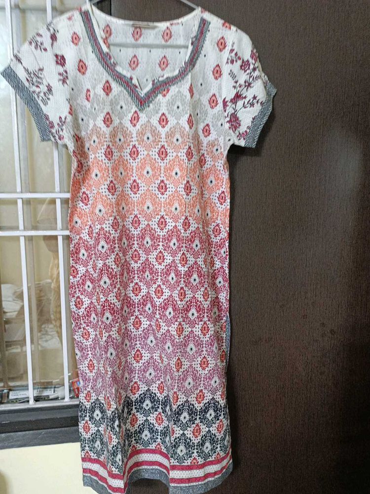 Biba Print Kurta