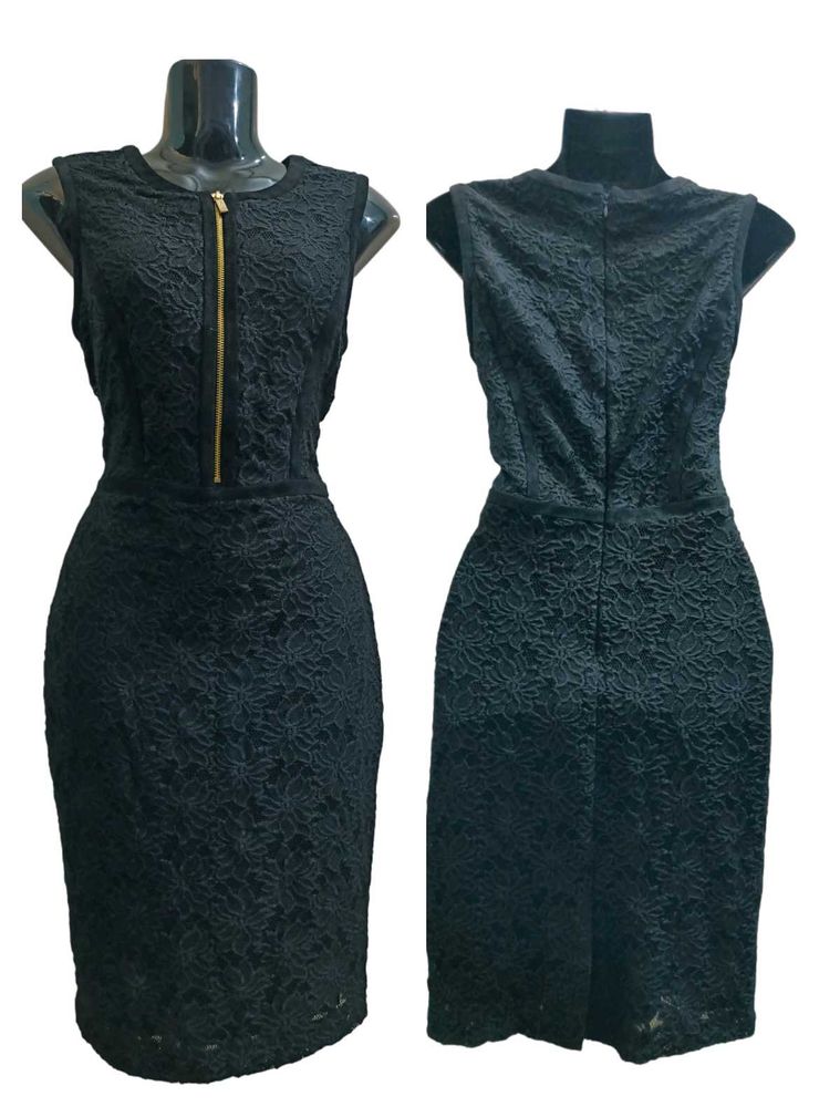 🖤Elegant Black Midi 👗 Dress Size Fits For S &amp; M
