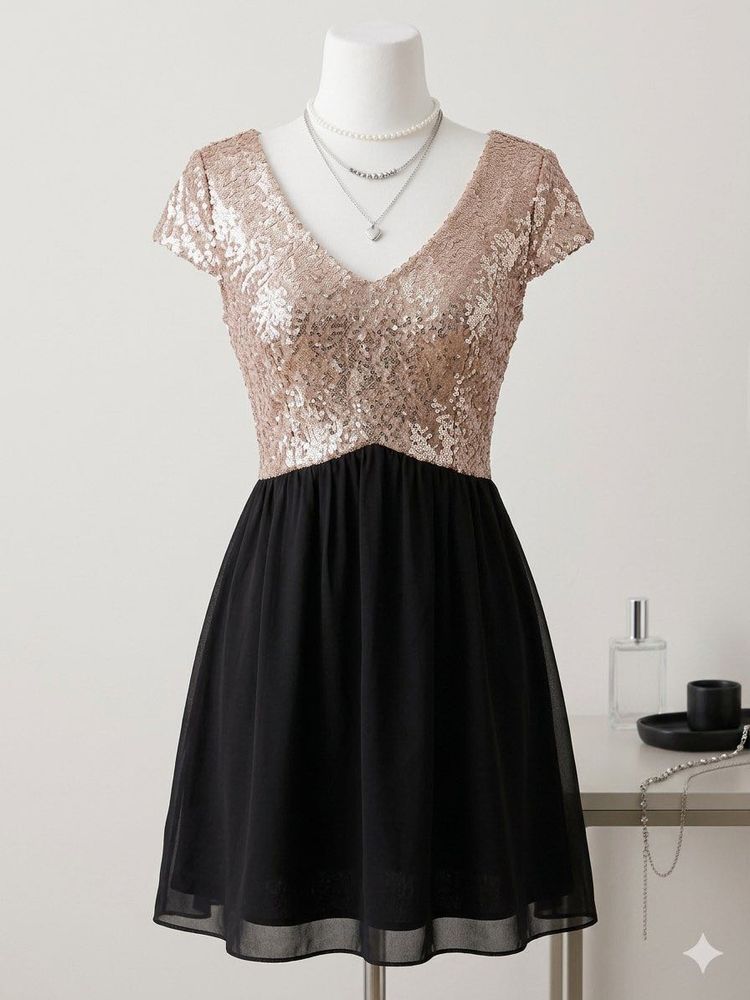 Sparkling Sequin Party Dress