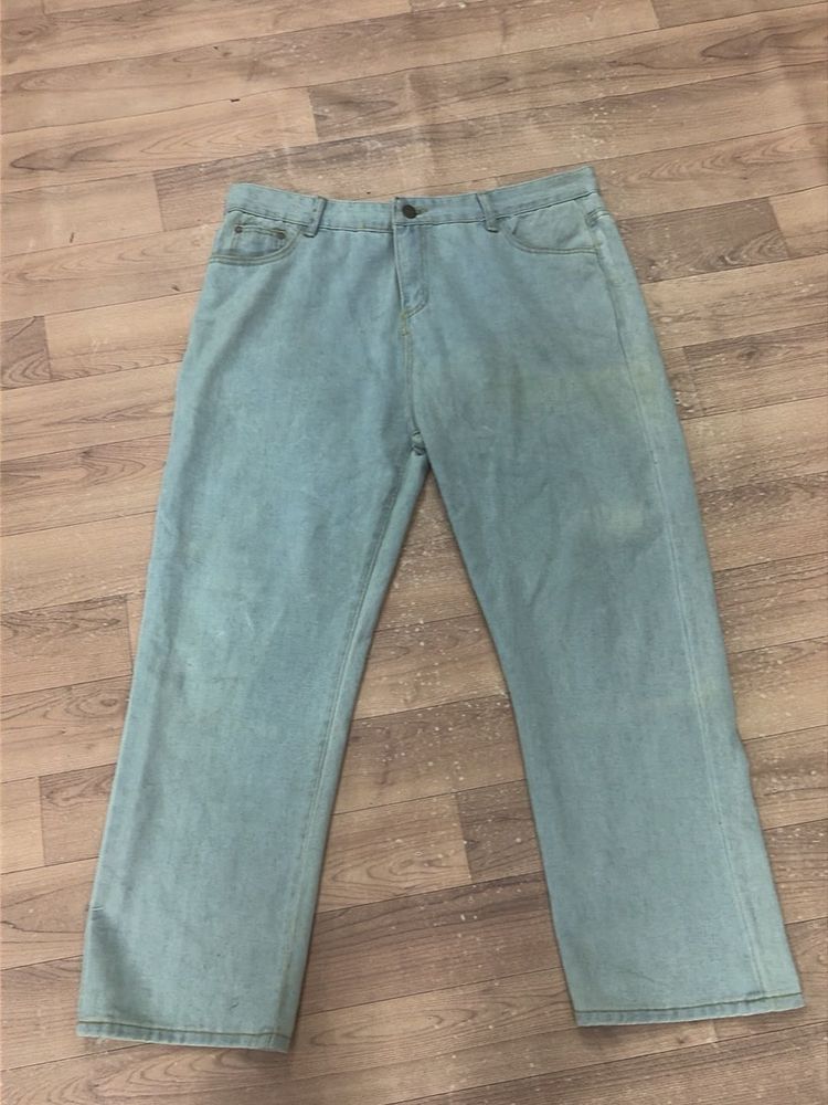 Light Wash Wide Leg Jeans