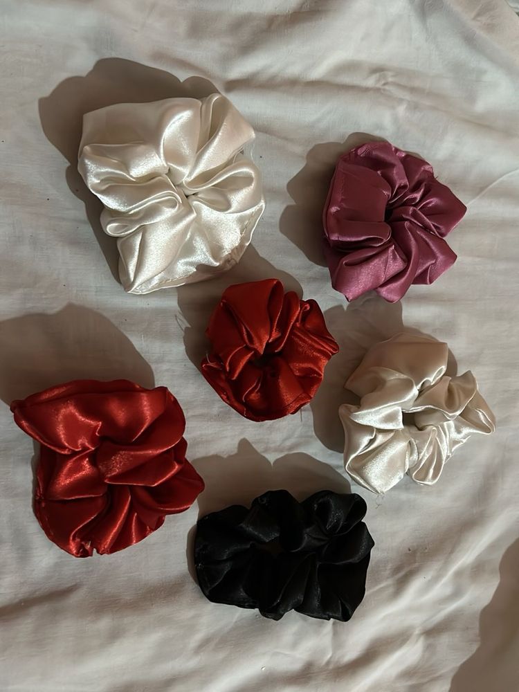 Colorful Scrunchie set of 5