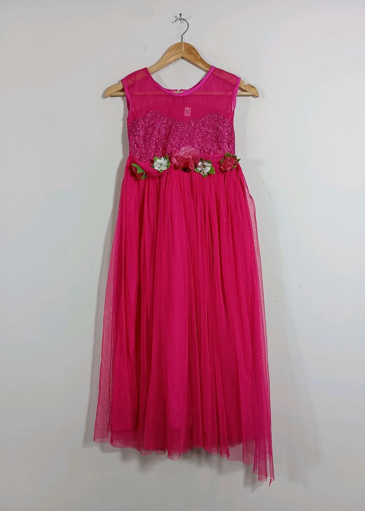 Festive wear Dark Pink Dress (Girl)