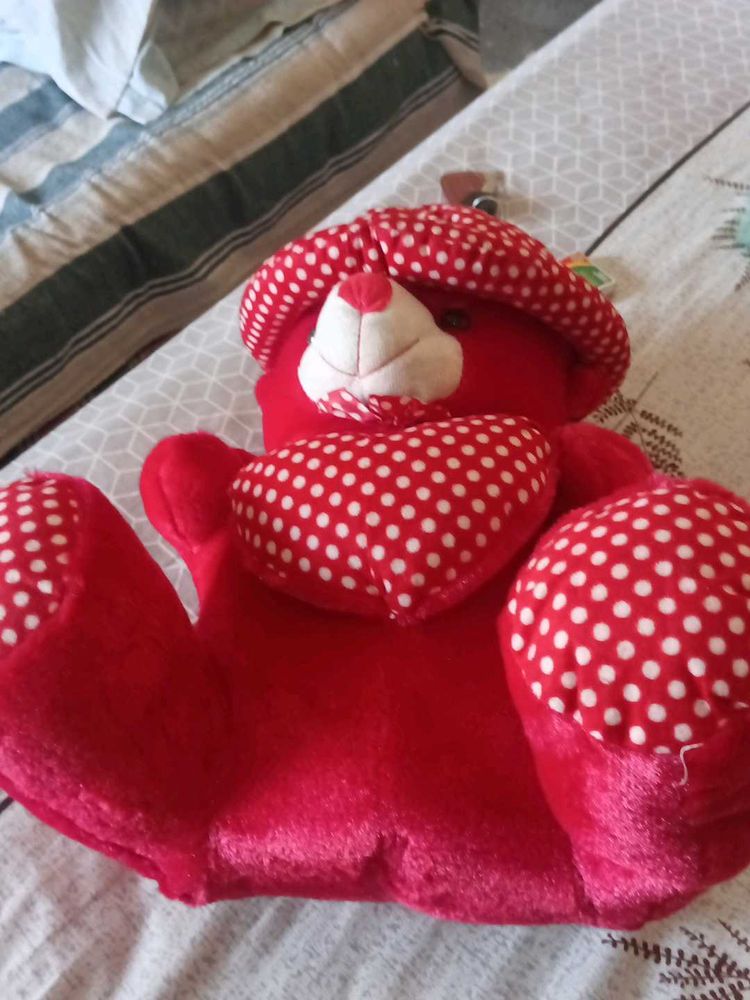 Red Polka Dot Teddy Bear