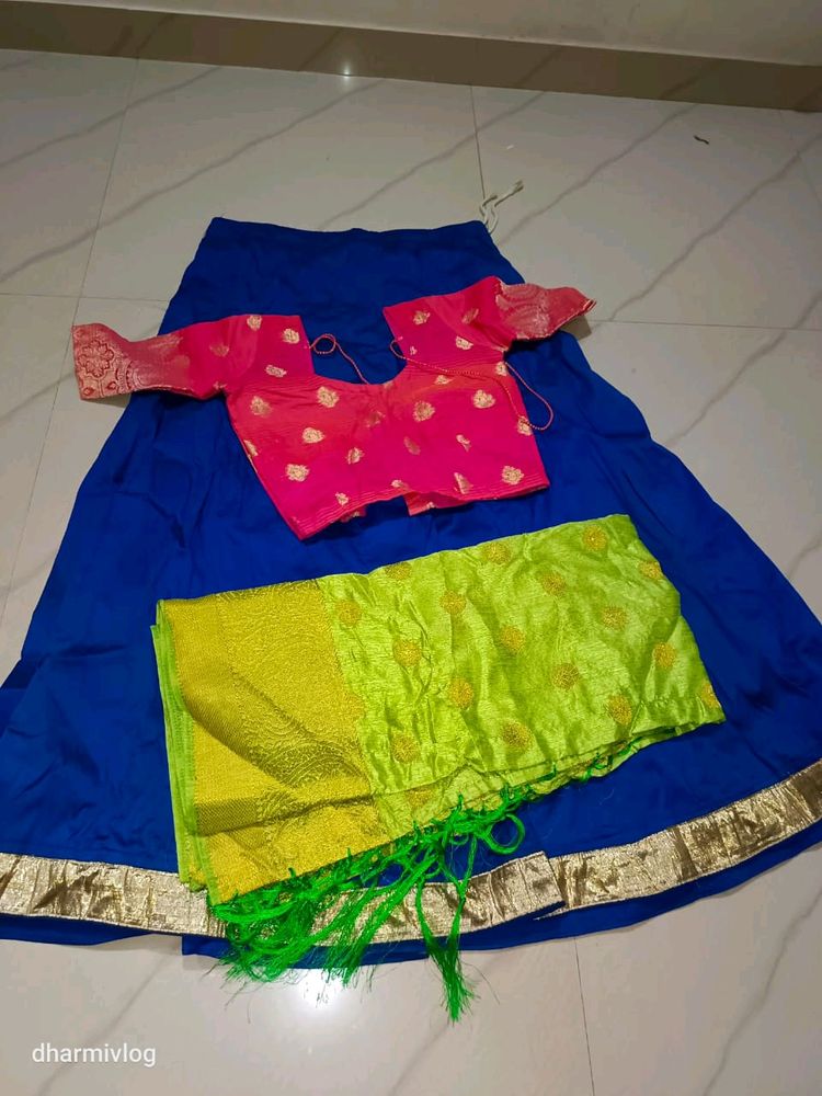 Beautiful Blue Lehenga Choli Set