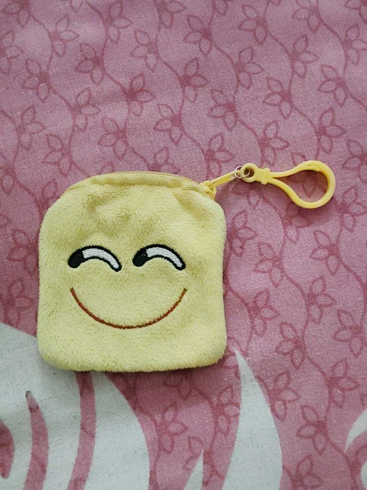 Cute Emoji Plush Coin Pouch