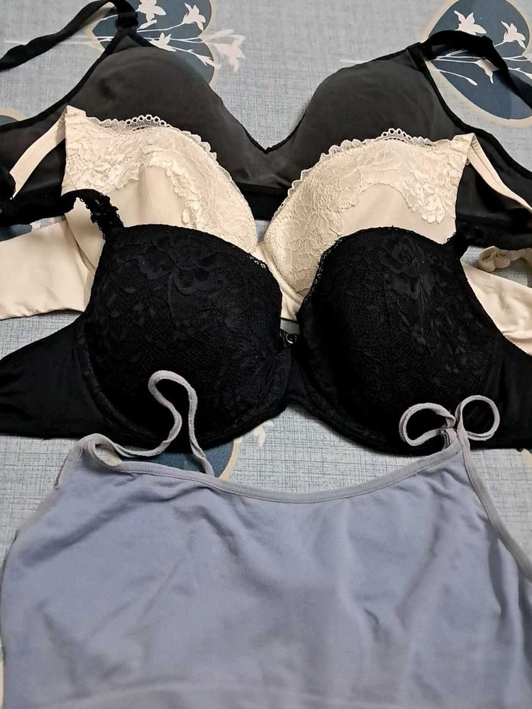 combo Of Four Imported Fabric Bra
