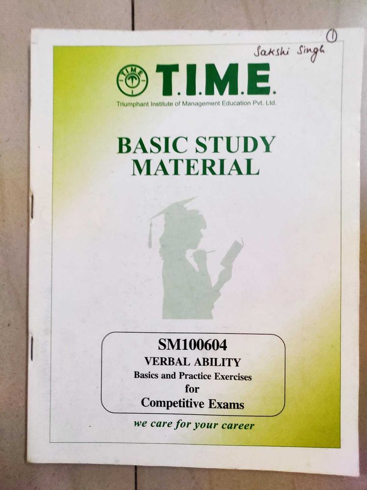 TIME Study Material For CAT Preparation With Test