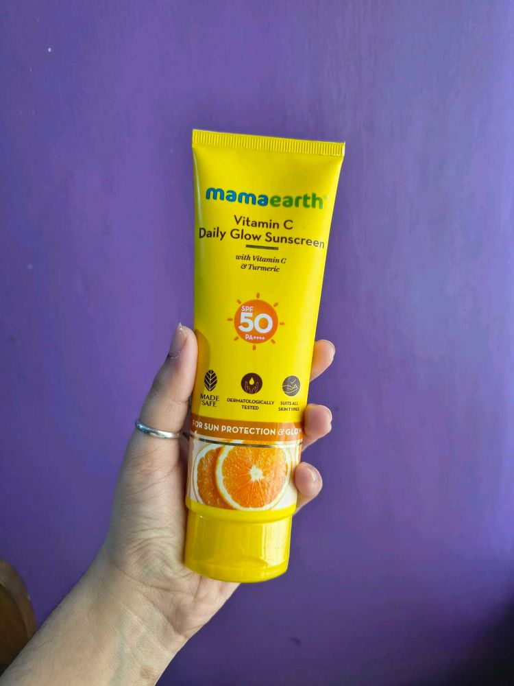 Mamaearth Vitamin C Daily Glow Sunscreen SPF 50