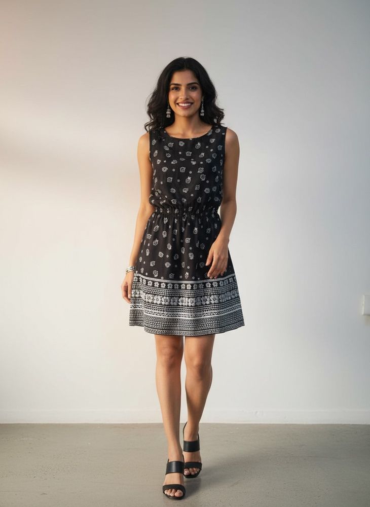 Floral Print Mini Dress