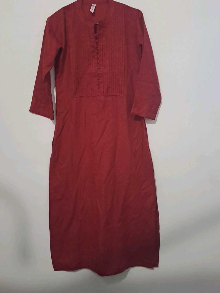 Elegant Red Kurta