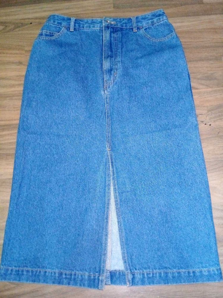 Classic Denim Skirt