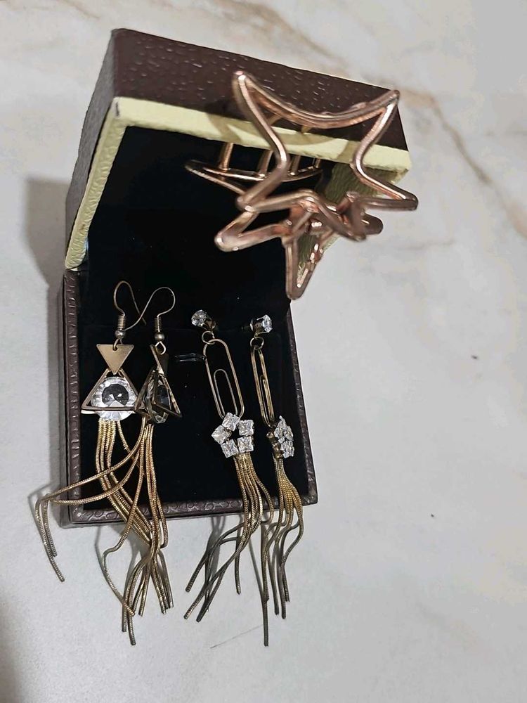 Chic Dangle Earrings Set