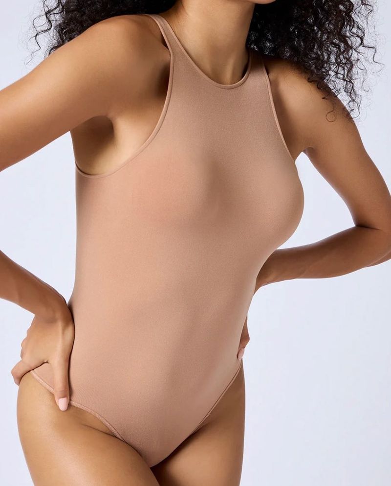 ZARA Medium nude bodysuit