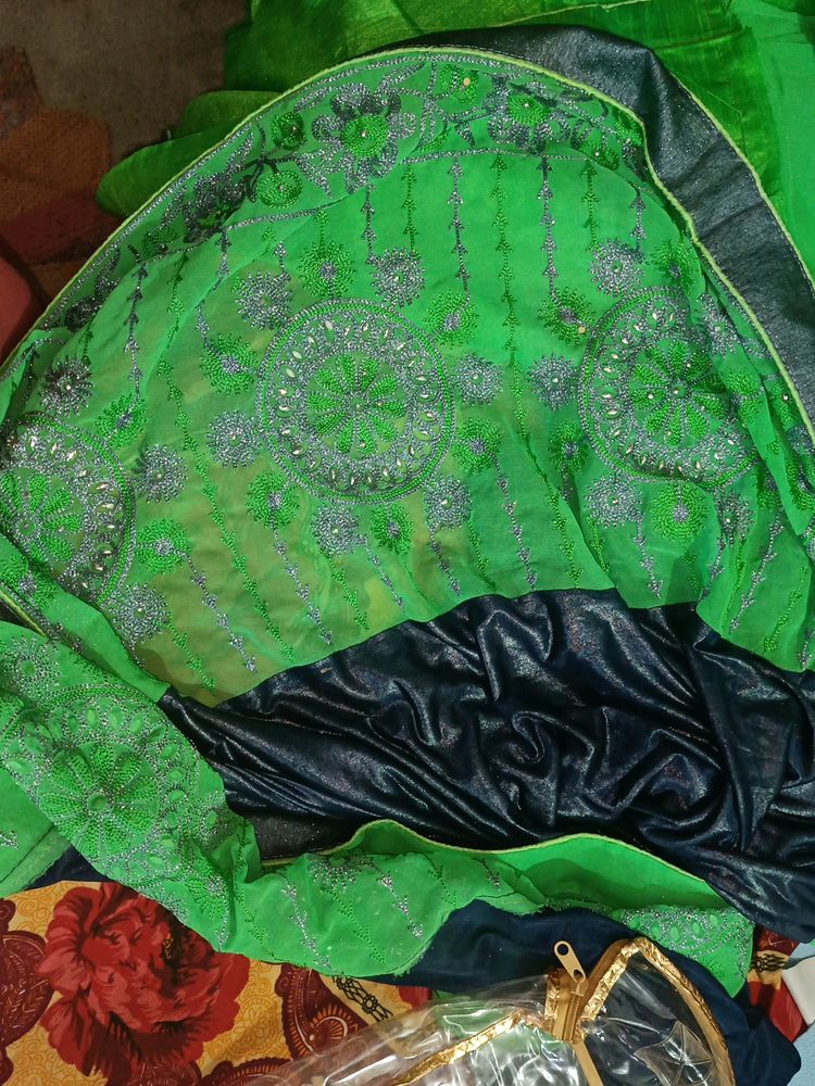 New Half And  saree