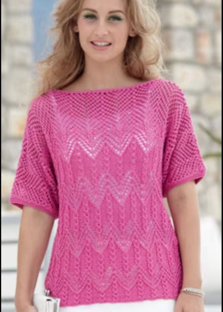 Pink Knitted Top