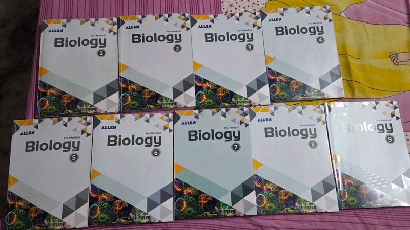 Allen Pre-Medical Biology Books Set